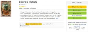 smashwords strange matters ebook sale